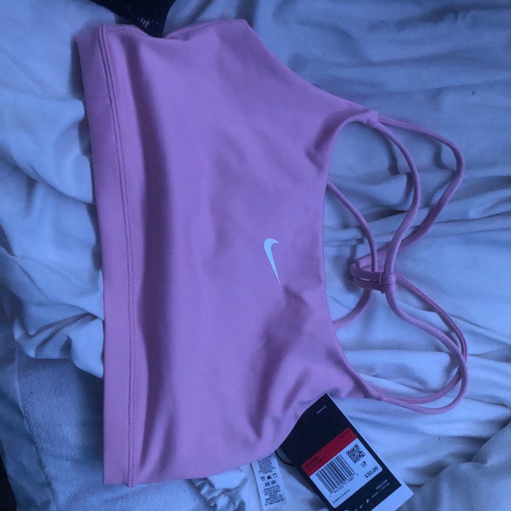 Nike pink sports bra